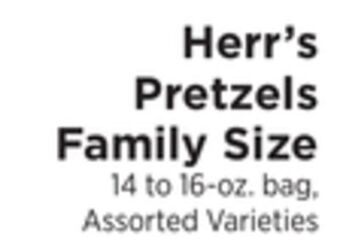 ShopRite Pretzels family size offer