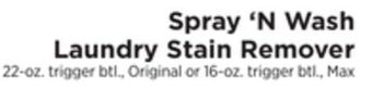 ShopRite Laundry stain remover offer