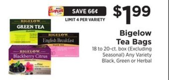 ShopRite Tea bags offer
