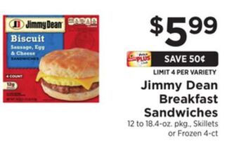 ShopRite Breakfast sandwiches offer