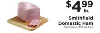 ShopRite Domestic ham offer