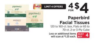 ShopRite Facial tissues offer