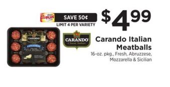 ShopRite Italian meatballs offer