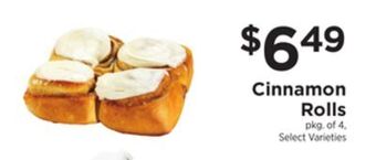 ShopRite Cinnamon rolls offer