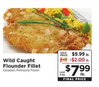 ShopRite Wild caught flounder fillet offer