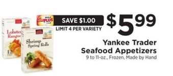 ShopRite Seafood appetizers offer