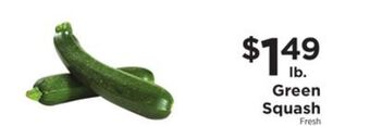 ShopRite Green squash offer