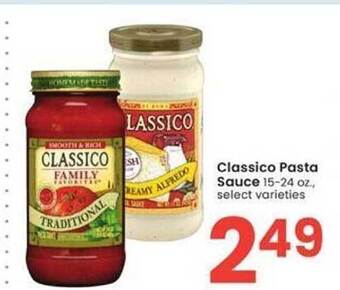 Albertsons Classico pasta sauce offer