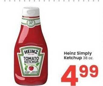 Albertsons Heinz simply ketchup offer
