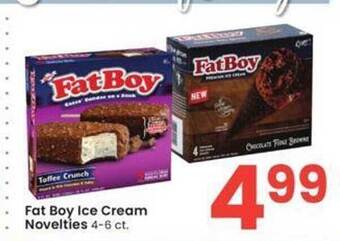 Albertsons Fat boy ice cream novelties offer