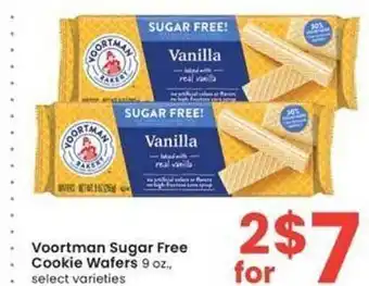 Albertsons Voortman sugar free cookie wafers offer
