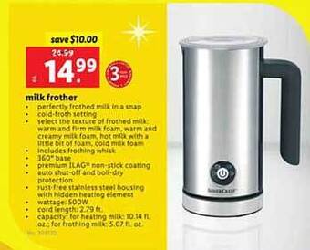 Lidl Milk frother offer