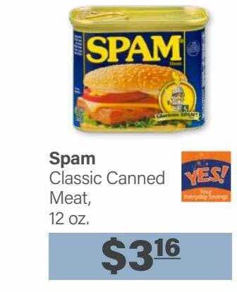 Commissary Spam classic canned meat offer