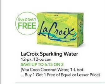 Publix Lacroix sparkling water offer