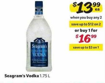 Winn Dixie Seagram's vodka offer