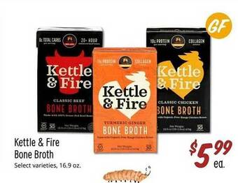 Sprouts Farmers Market Kettle & fire bone broth offer