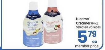Albertsons Lucerne creamer offer