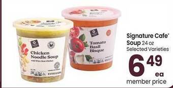 Albertsons Signature cafe soup offer