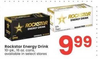 Albertsons Rockstar energy drink offer
