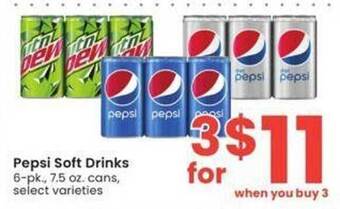 Albertsons Pepsi soft drinks offer