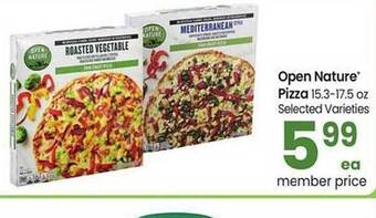Albertsons Open nature pizza offer
