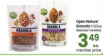 Albertsons Open nature granola offer