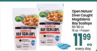 Albertsons Open nature diver caught magdalena bay scallops offer