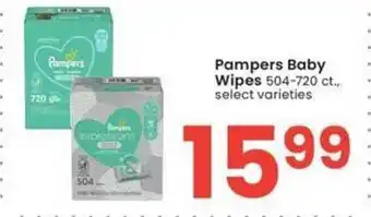 Albertsons Pampers body wipes offer