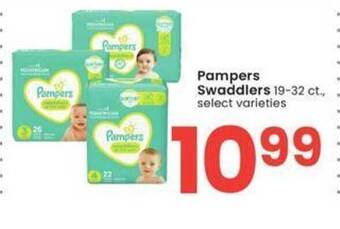 Albertsons Pampers swaddlers offer