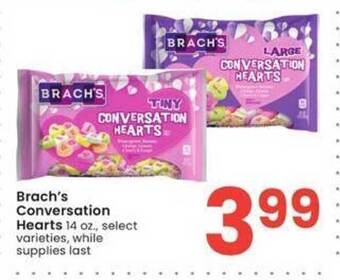 Albertsons Brach's conversation hearts offer