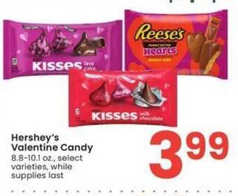 Albertsons Hershey's valentine candy offer
