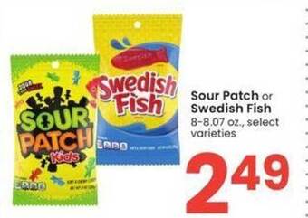 Albertsons Sour patch or swedish fish offer