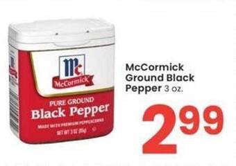 Albertsons Mccormick ground black pepper offer