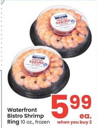 Albertsons Waterfront bistro shrimp ring offer