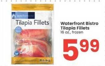 Albertsons Waterfront bistro tilapia fillets offer