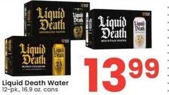 Albertsons Liquid death water offer