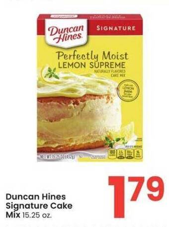 Albertsons Duncan hines signature cake mix offer