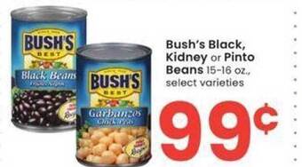 Albertsons Bush's black, kidney or pinto beans offer