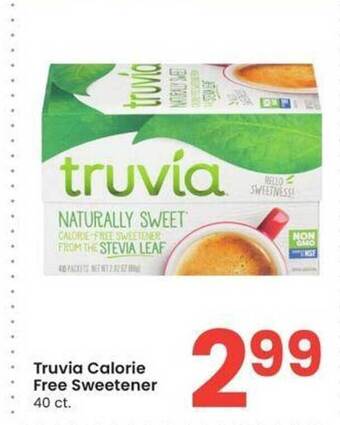 Albertsons Truvia calorie free sweetener offer