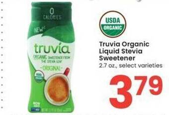Albertsons Truvia organic liquid stevia sweetener offer