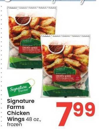 Albertsons Signature farms chicken wings offer