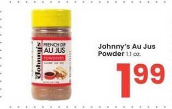 Albertsons Johnny's au jus powder offer