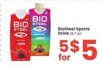 Albertsons Biosteel sports drink offer