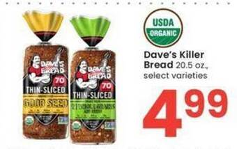 Albertsons Dave's killer bread offer