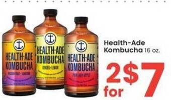 Albertsons Health-ade kombucha offer