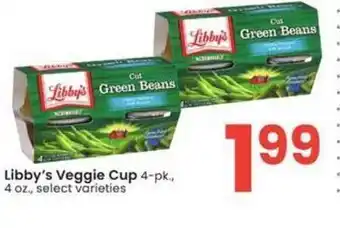 Albertsons Libby's veggie cup offer