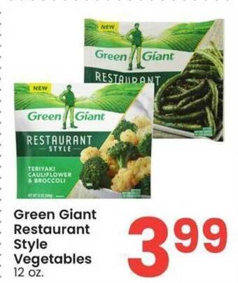 Albertsons Green giant restaurant style vegetables offer