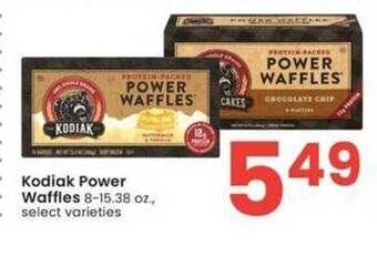 Albertsons Kodiak power waffles offer