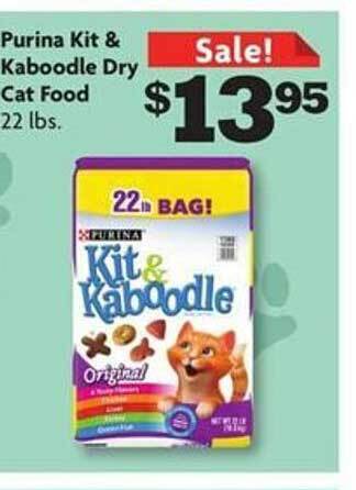 Family Dollar Purina kit & kaboodle dry cat food offer