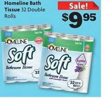 Family Dollar Homeline bath tissue offer